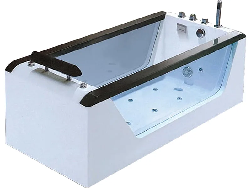 Mặt Trước Bồn Tắm Nằm Đơn Massage Acrylic Monaco Mc-2019 Chữ Nhật Góc