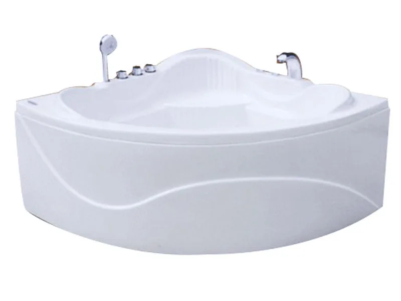 Mặt Trước Bồn Tắm Nằm Đơn Massage Acrylic Việt Mỹ 123 Tam Giác Góc