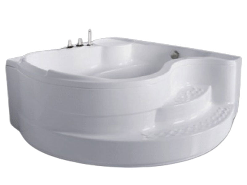 Bồn Tắm Nằm Đơn Massage Acrylic Việt Mỹ 1313 Tam Giác Góc 1 Mặt Trước Bồn Tắm Nằm Đơn Massage Acrylic Việt Mỹ 1313 Tam Giác Góc