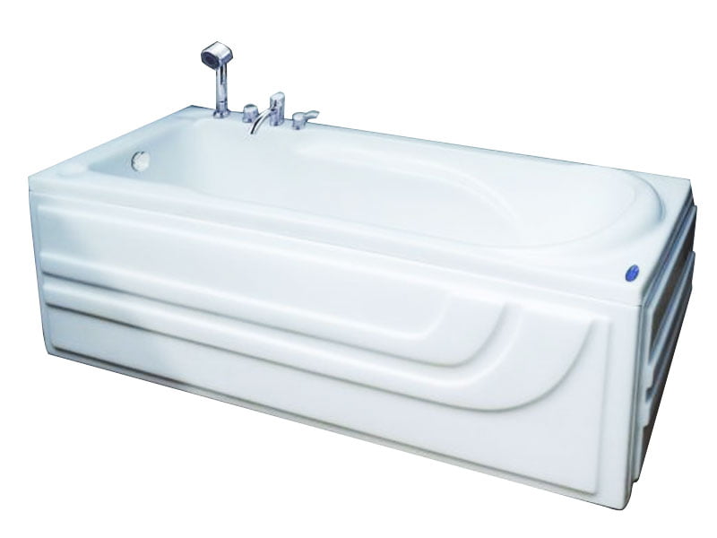 Bồn Tắm Nằm Đơn Massage Acrylic Việt Mỹ 17M Chữ Nhật Góc 1 Mặt Trước Bồn Tắm Nằm Đơn Massage Acrylic Việt Mỹ 17M Chữ Nhật Góc