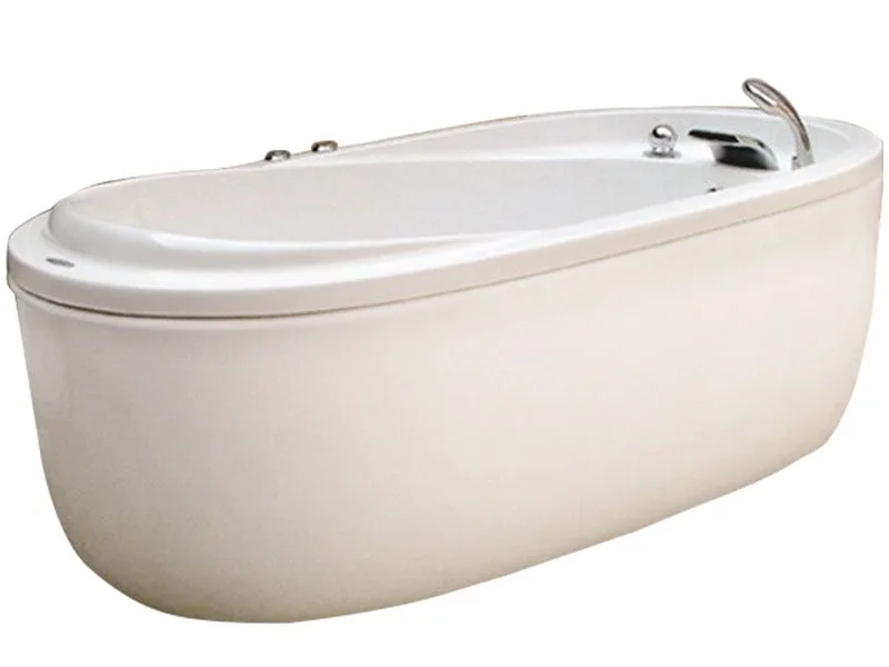 Bồn Tắm Nằm Đơn Massage Acrylic Việt Mỹ 18.O Oval Độc Lập 1 Mặt Trước Bồn Tắm Nằm Đơn Massage Acrylic Việt Mỹ 18.O Oval Độc Lập