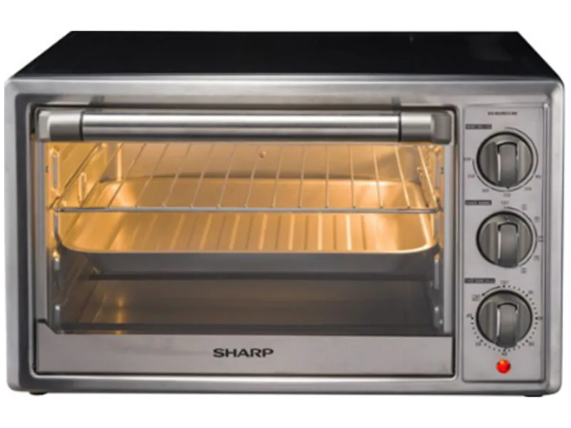 Lò Nướng Cơ Sharp Eo-B25Rcv-Bk Thùng 25 Lít 1500W 1 Mặt Trước Lò Nướng Cơ Sharp Eo-B25Rcv-Bk Thùng 25 Lít 1500W