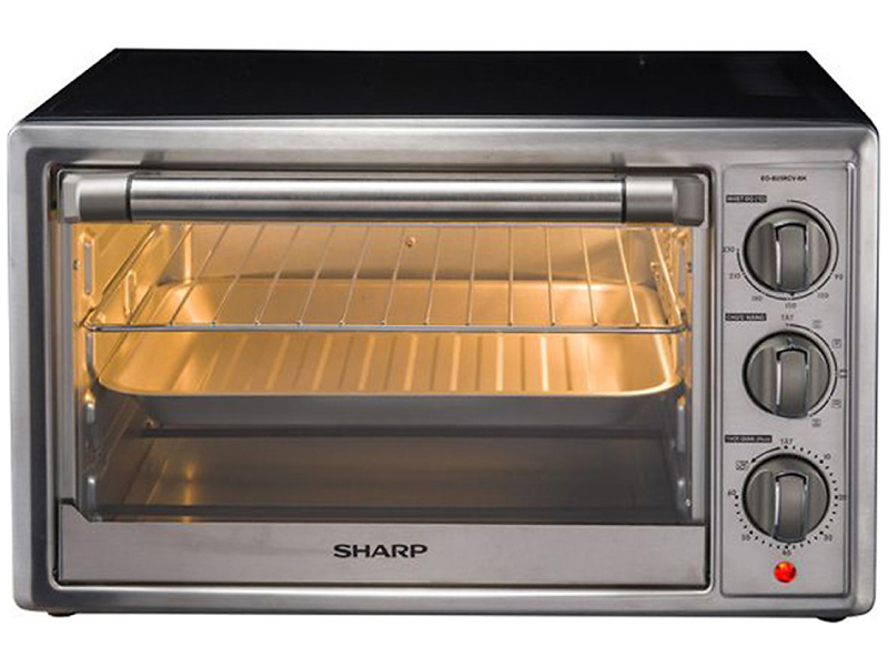 Lò Nướng Cơ Sharp Eo-B30Rcv-Bk Thùng 30 Lít 1500W 1 Mặt Trước Lò Nướng Cơ Sharp Eo-B30Rcv-Bk Thùng 30 Lít 1500W