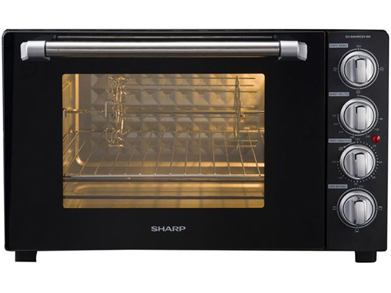 Mặt Trước Lò Nướng Cơ Sharp Eo-B604Rcsv-Bk Thùng 60 Lít 2400W