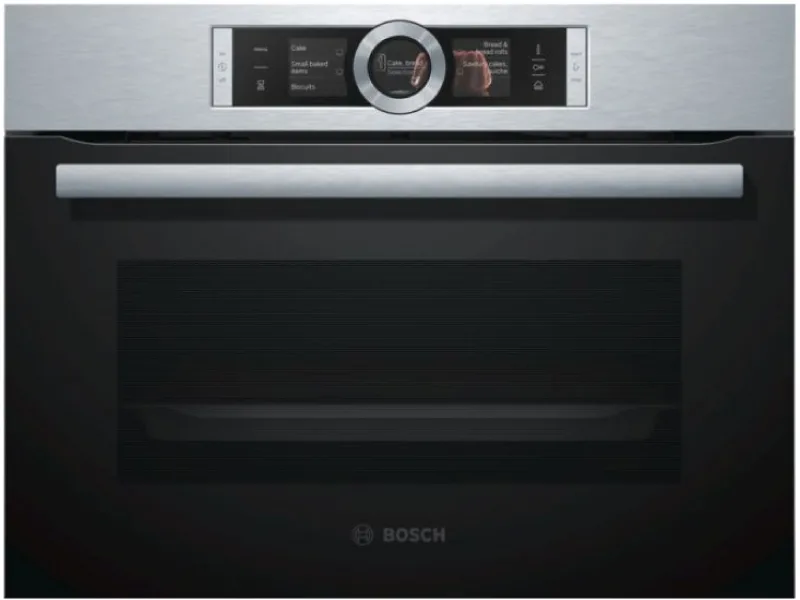 Lò Nướng Điện Tử Bosch Hmh.csg656Rs1 Âm Tủ 47 Lít 3300W 1 Mặt Trước Lò Nướng Điện Tử Bosch Hmh.csg656Rs1 Âm Tủ 47 Lít 3300W