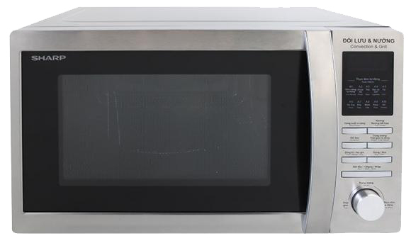 Lò Vi Sóng Sharp R-C825Vn(St) Mặt Trước Lò Vi Sóng Sharp R-C825Vn(St) 25 Lít Đặt Nổi