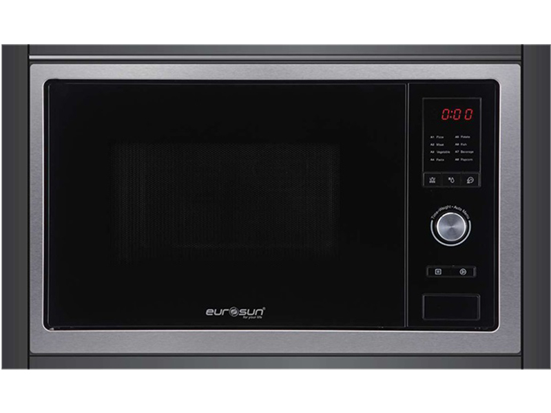 Lò Vi Sóng Điện Tử Có Nướng Eurosun Mwo-28Eur 25 Lít Âm Tủ 1 Mặt Trước Lò Vi Sóng Điện Tử Có Nướng Eurosun Mwo-28Eur 25 Lít Âm Tủ