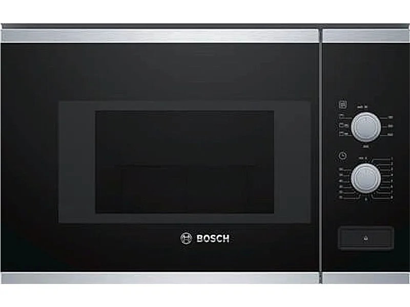 Mặt Trước Lò Vi Sóng Mini Cơ Có Nướng Bosch Bel520Ms0K 20 Lít Âm Tủ