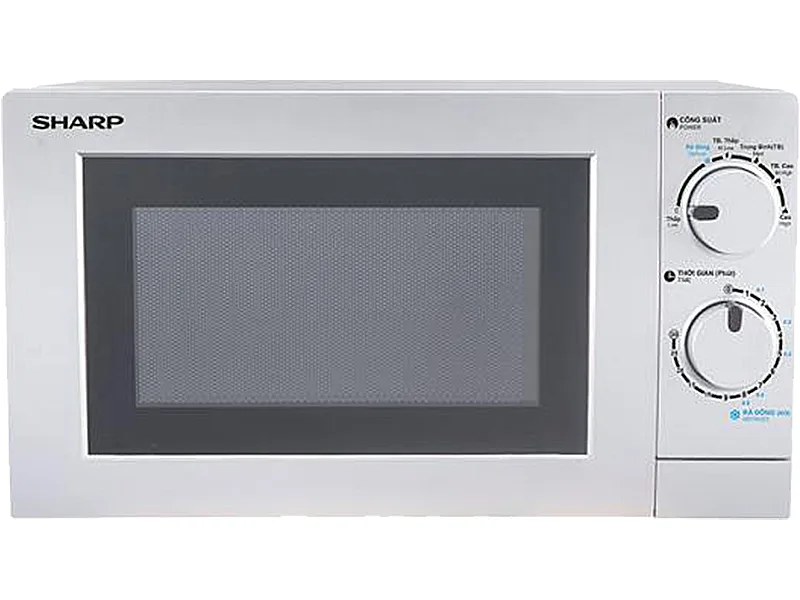 Mặt Trước Lò Vi Sóng Cơ Sharp R-207Vn-Sl 20 Lít Đặt Nổi