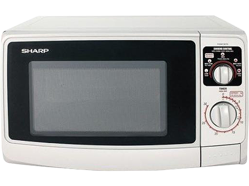 Mặt Trước Lò Vi Sóng Mini Cơ Sharp R-20A1(S)Vn 22 Lít Đặt Nổi