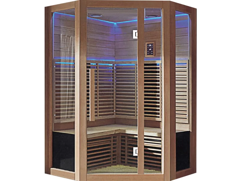 Mặt Trước Phòng Xông Hơi Khô Gỗ Hemlock Monaco Mc-3018 1300 X 1300