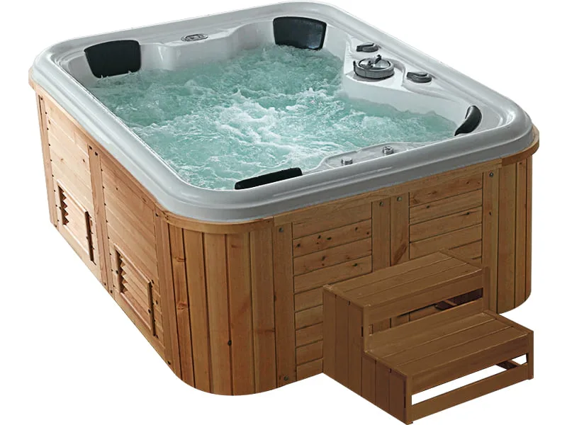 Mặt Trước Bồn Tắm Jacuzzi Massage Acrylic Rudylux Rd-9006 Chữ Nhật Độc Lập