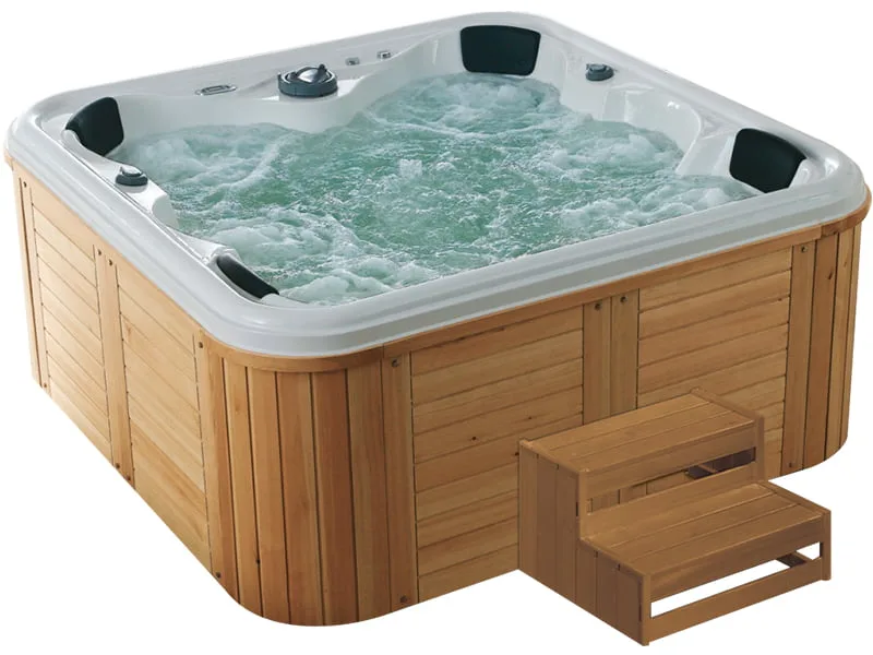 Mặt Trước Bồn Tắm Jacuzzi Massage Acrylic Rudylux RD-1005 Vuông Độc Lập