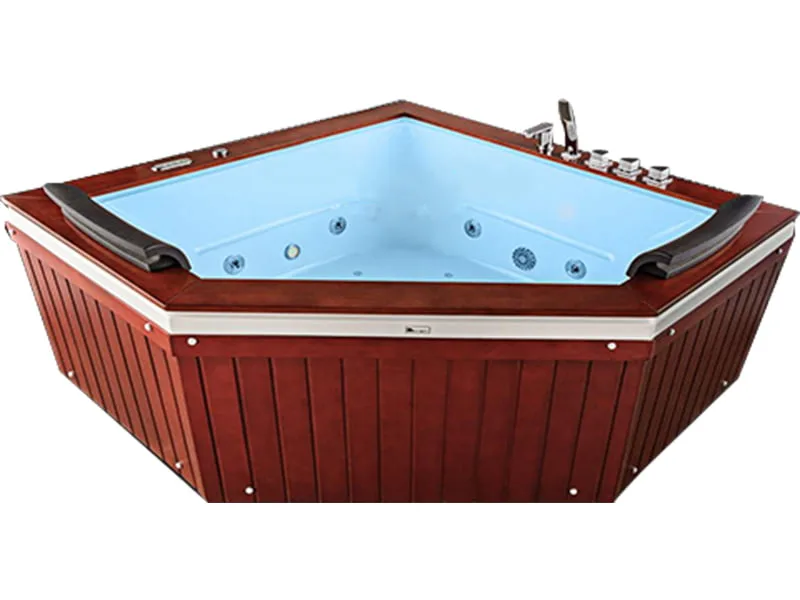 Mặt Trước Bồn Tắm Nằm Đôi Massage Acrylic Govern Js-0503-1 Tam Giác Góc