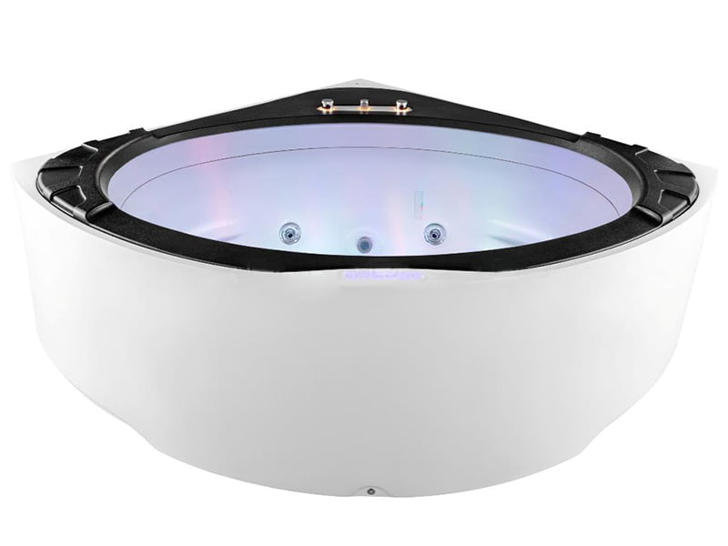 Mặt Trước Bồn Tắm Nằm Đôi Massage Acrylic Govern K-8180 Tam Giác Góc