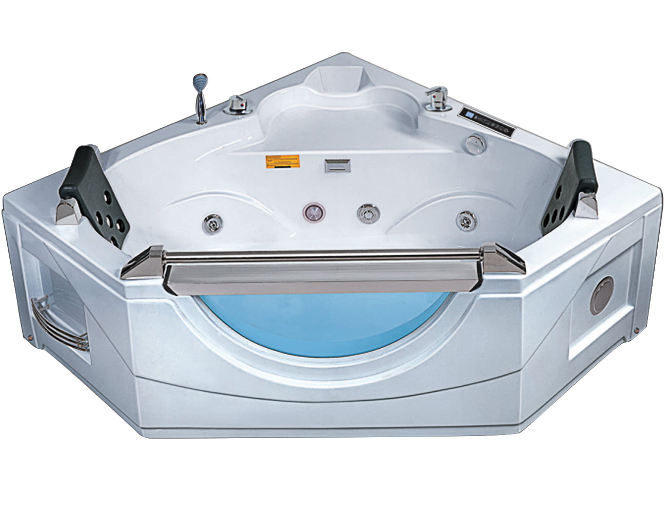 Mặt Trước Bồn Tắm Nằm Đôi Massage Acrylic Rudylux Rd-1299 Tam Giác Góc