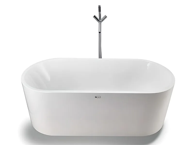 Bồn Tắm Nằm Đơn Acrylic Govern Js-1102 Oval Độc Lập 1 Mặt Trước Bồn Tắm Nằm Đơn Acrylic Govern Js-1102 Oval Độc Lập