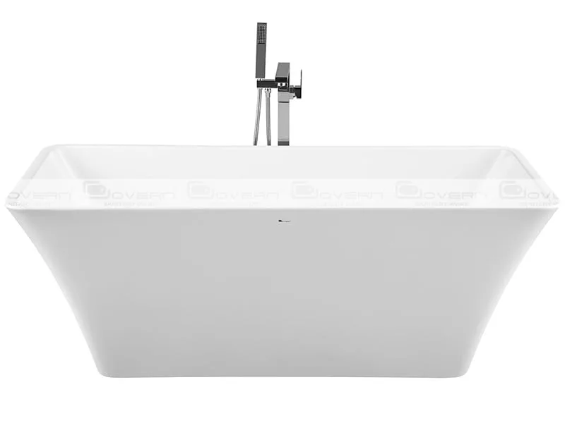 Mặt Trước Bồn Tắm Nằm Đơn Acrylic Govern Js-6106 Chữ Nhật Độc Lập