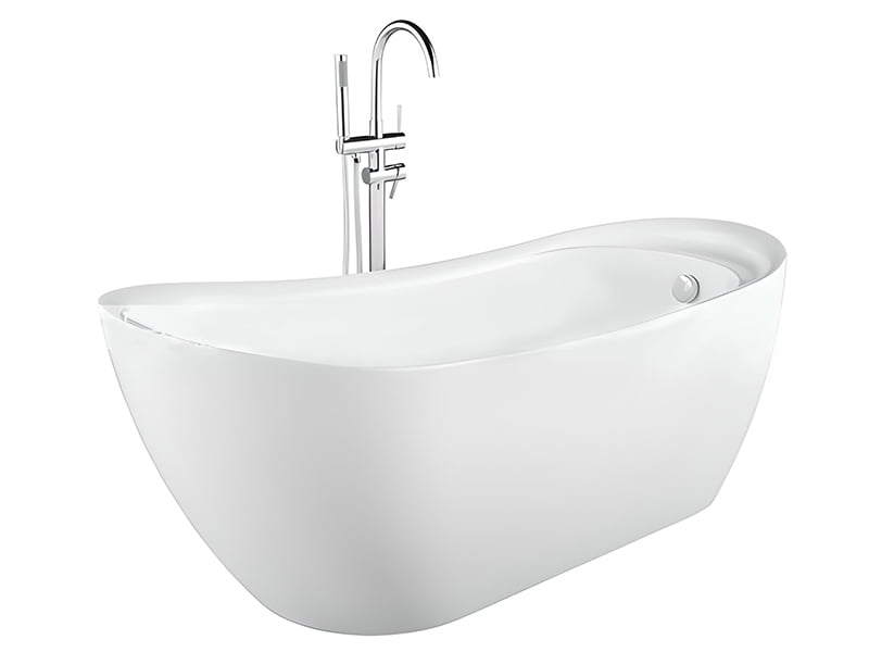 Mặt Trước Bồn Tắm Nằm Đơn Acrylic Govern JS-6109 Oval Độc Lập