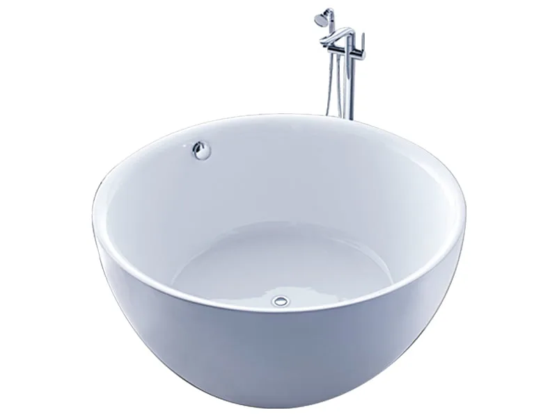 Mặt Trước Bồn Tắm Nằm Đơn Acrylic Rudylux Rd-4989 Tròn Độc Lập