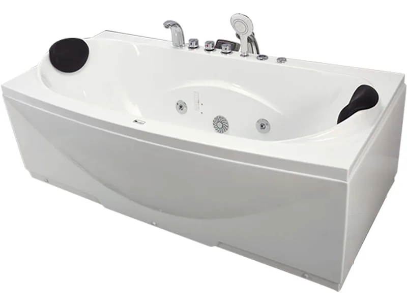 Bồn Tắm Nằm Đơn Massage Acrylic Govern Js-0512 Chữ Nhật Góc 1 Mặt Trước Bồn Tắm Nằm Đơn Massage Acrylic Govern Js-0512 Chữ Nhật Góc