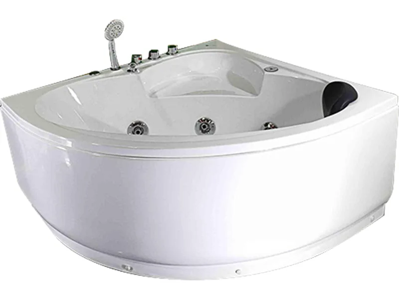 Bồn Tắm Nằm Đơn Massage Acrylic Govern JS-8096 Tam Giác Góc 1 Mặt Trước Bồn Tắm Nằm Đơn Massage Acrylic Govern JS-8096 Tam Giác Góc