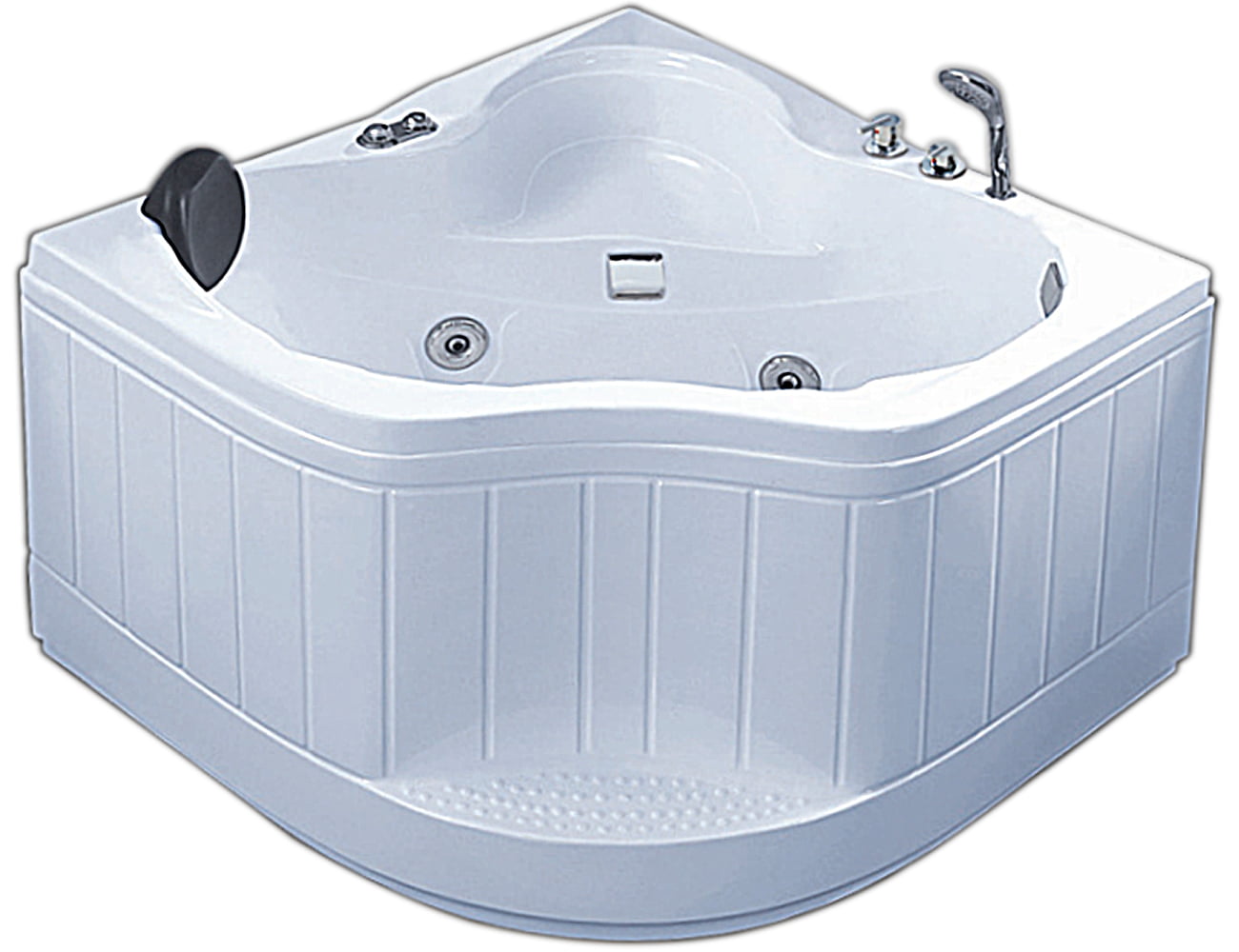 Mặt Trước Bồn Tắm Nằm Đơn Massage Acrylic Rudylux Rd-0366 Tam Giác Góc