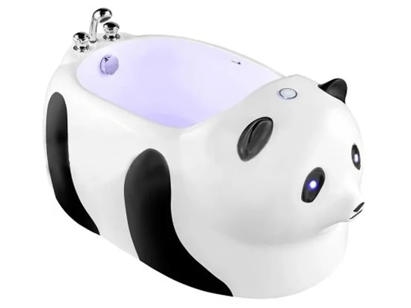 Bồn Tắm Trẻ Em Massage Acrylic Govern Js-8021 Gấu Trúc Độc Lập 1 Mặt Trước Bồn Tắm Trẻ Em Massage Acrylic Govern Js-8021 Gấu Trúc Độc Lập