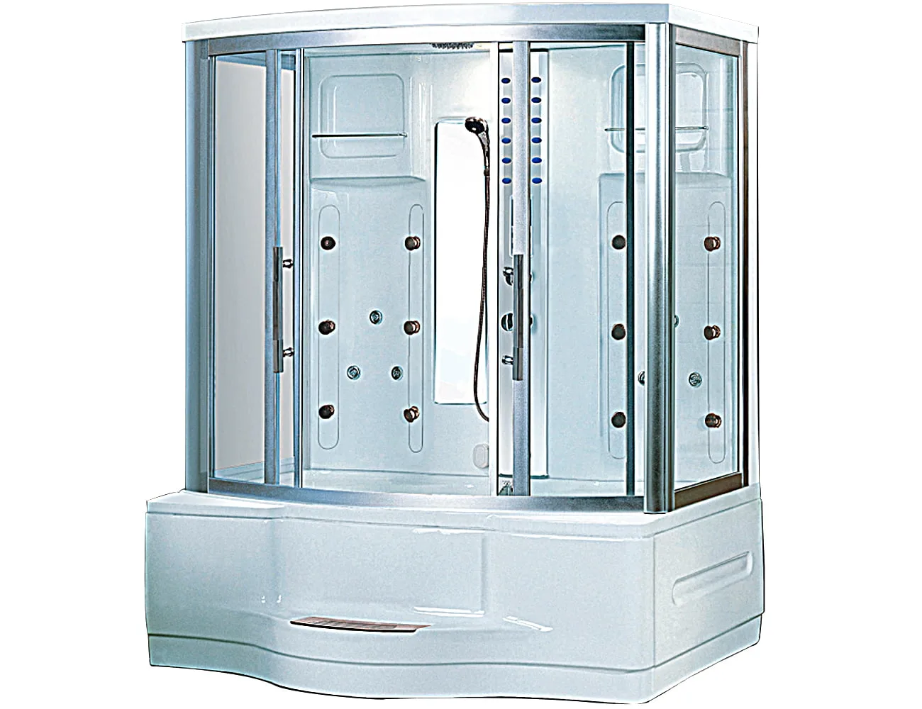 Phòng Tắm Xông Hơi Ướt Bồn Massage Acrylic Rudylux Rd-8838Af 1M8 X 0M98 1 Phòng Xông Hơi Ướt Rudylux Rd-8838Af