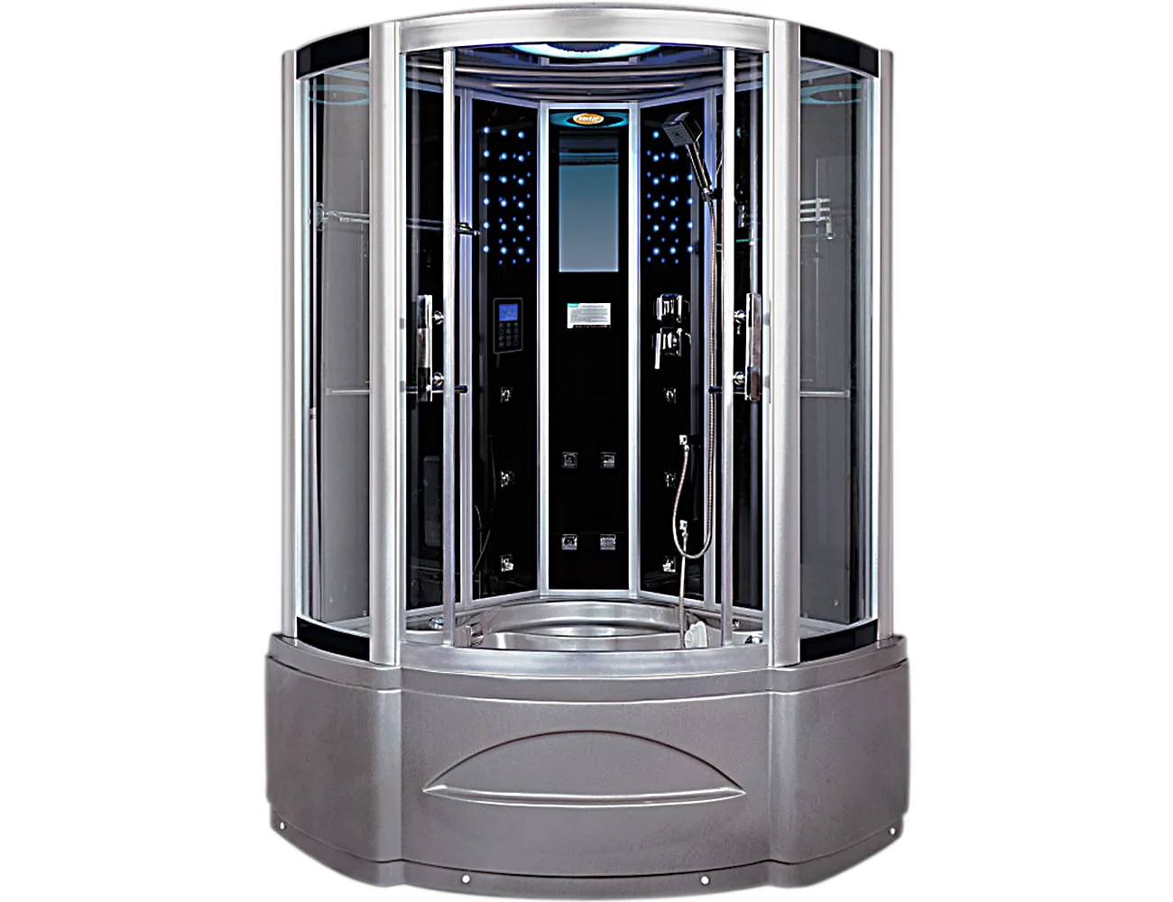 Mặt Trước Phòng Tắm Xông Hơi Ướt Bồn Massage Acrylic Rudylux Rd-0202F 1230 X 1230