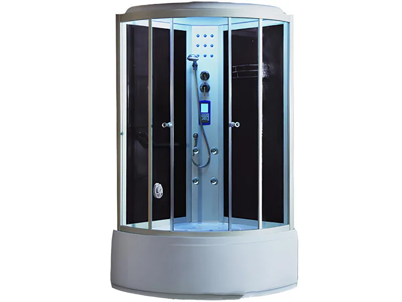 Phòng Tắm Xông Hơi Ướt Đế Ngọc Trai Govern Js-0135P 1M X 1M 1 Mặt Trước Phòng Tắm Xông Hơi Ướt Đế Ngọc Trai Govern Js-0135P 1000 X 1000