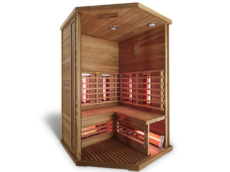 Phòng Xông Hơi Khô Gỗ Sồi Govern K61-R03 1M3 X 1M3 1 Mặt Trước Phòng Xông Hơi Khô Gỗ Sồi Govern K61-R03 1300 X 1300