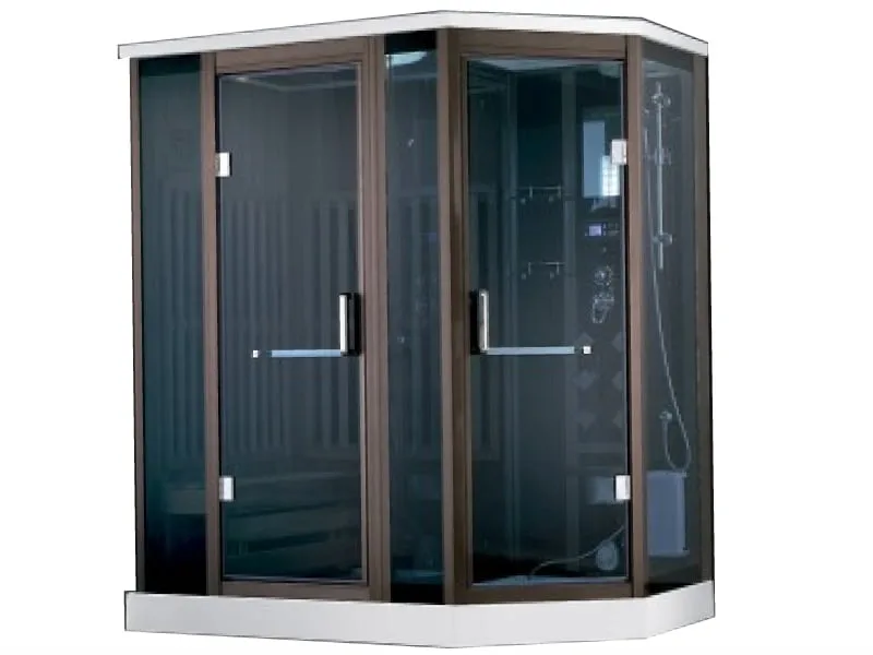 Mặt Trước Phòng Xông Hơi Khô Ướt Kết Hợp Đế Acrylic Govern Js-8066 1850 X 1300