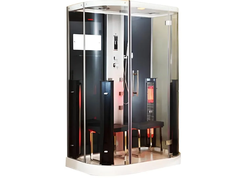 Mặt Trước Phòng Xông Hơi Khô Ướt Kết Hợp Đế Acrylic Govern K- 077 1430 x 850