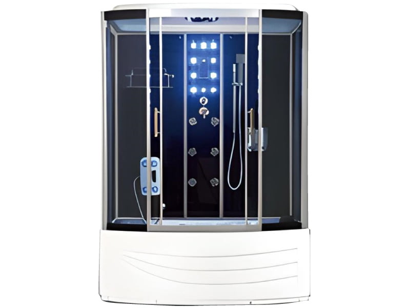 Phòng Xông Hơi Ướt Bồn Massage Acrylic Govern JS-0108 1m7 x 0.5m 1 Mặt Trước Phòng Xông Hơi Ướt Bồn Acrylic Govern JS-0108 1700 x 850