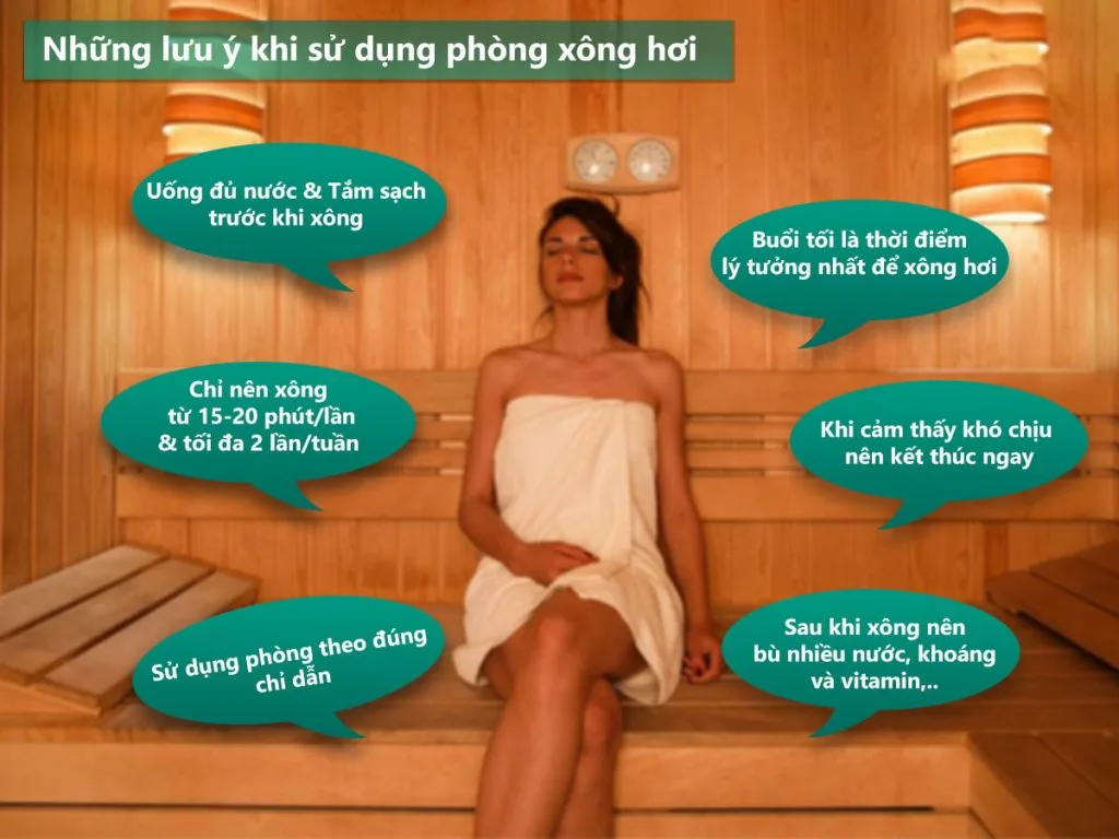 Những Lưu Ý Sử Dụng Phòng Xông Hơi Khô Đá Muối Gỗ Thông 2 Người