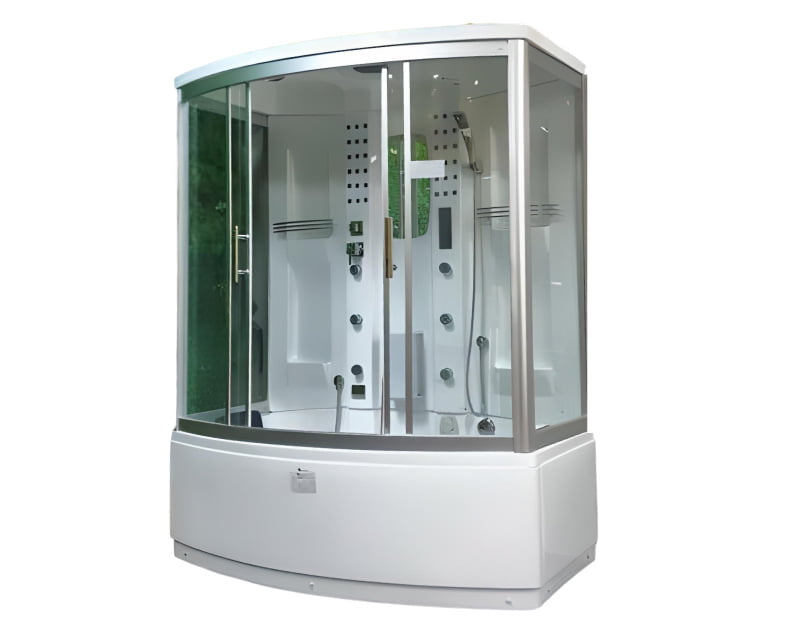 Mặt Trước Phòng Tắm Xông Hơi Ướt Bồn Massage Acrylic Govern JS-0158 1400 x 850