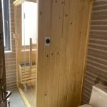 Phòng Xông Hơi Khô Gỗ Thông Thiết Kế 1 Người 1mx1m