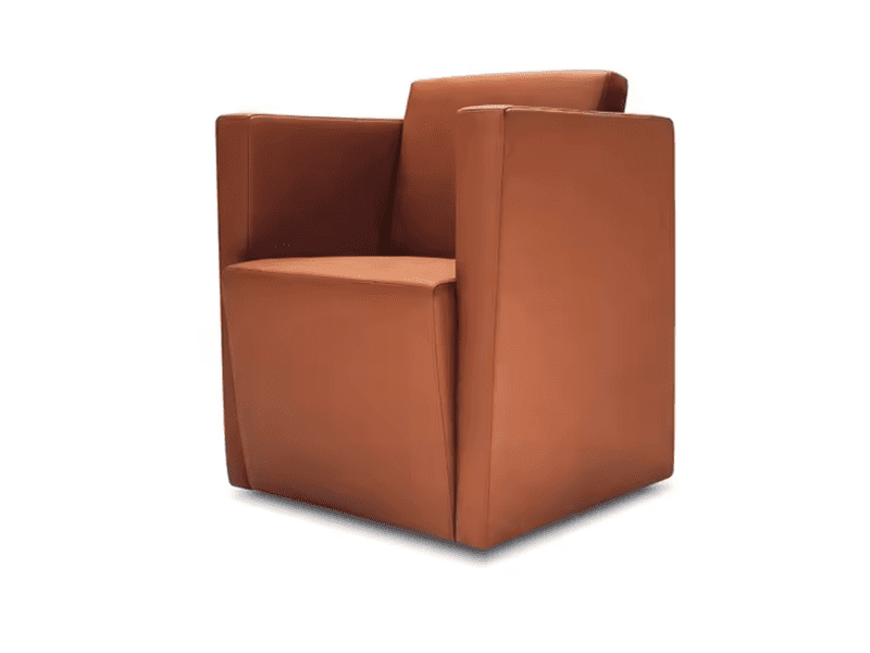 Ghế Lười Gỗ Phong Vàng Bọc Da Homestory Hs-850 2 Mặt Trước Ghế Lười Homestory Hs-850