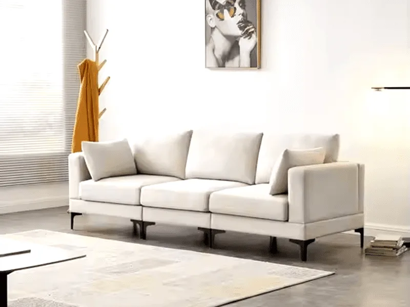 Ghế Sofa Băng Bọc Da HomeStory HS-933