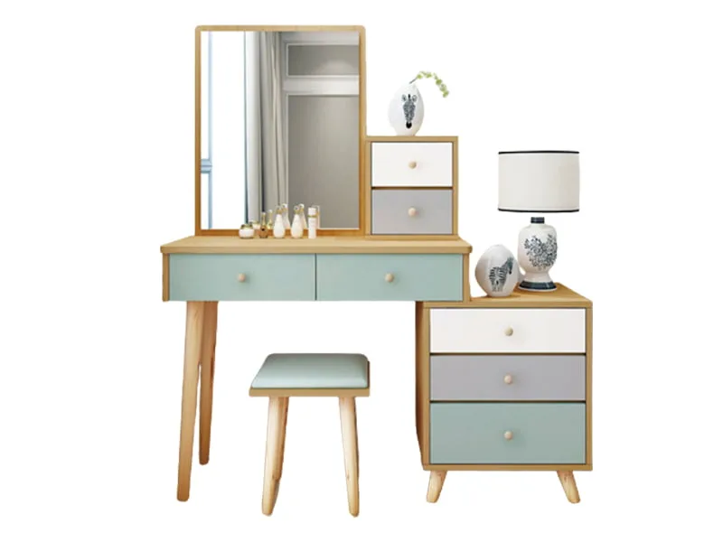 Bàn Trang Điểm Gỗ Mdf Hiện Đại Go Home Ghs-4807 1 Mặt Trước Bàn Trang Điểm Gỗ Mdf Hiện Đại Go Home Ghs-4807