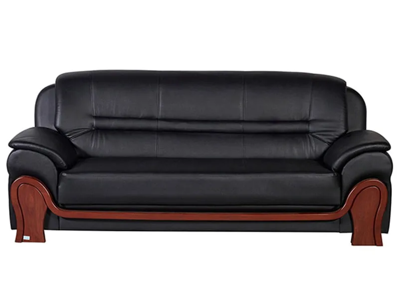 Mặt Trước Ghế Sofa Băng Bọc Da Thật Hòa Phát Sf03-3