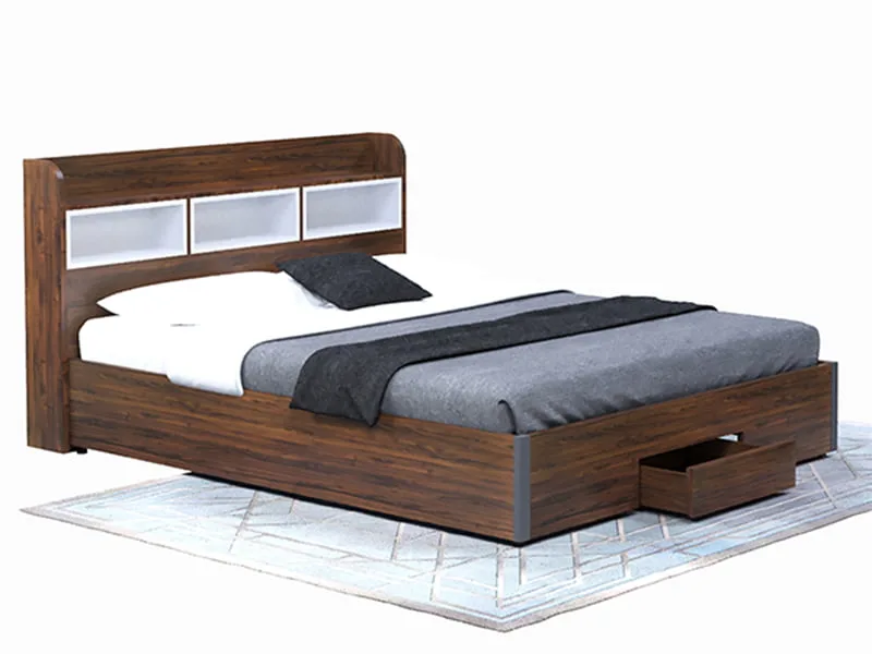 Giường Ngủ Hiện Đại Gỗ Công Nghiệp Hoà Phát Gn307 1 Mặt Trước Giường Ngủ Hiện Đại Gỗ Công Nghiệp Hoà Phát Gn307