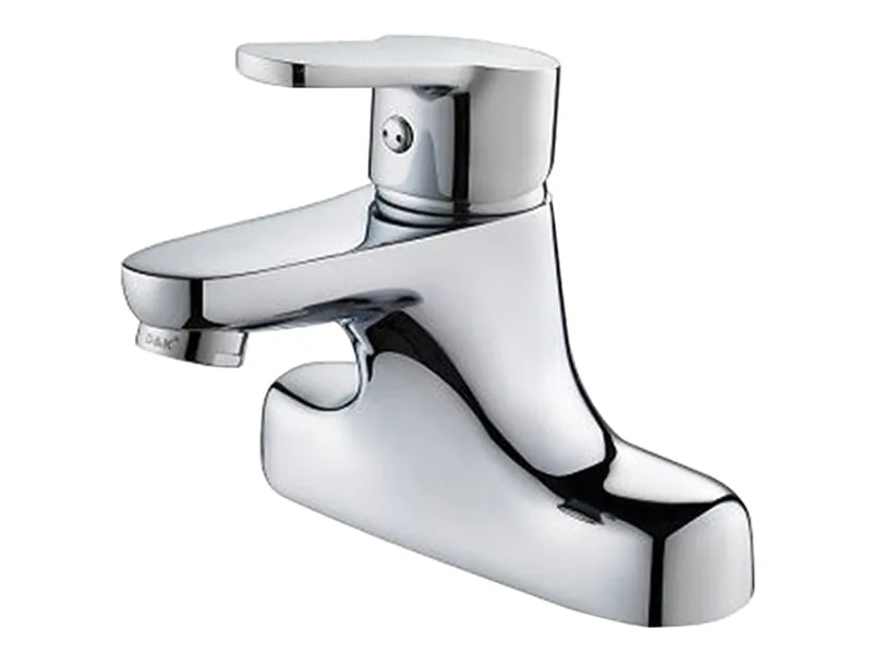 Vòi Lavabo Nóng Lạnh Đồng Mạ Crom D&Amp;K Dk1391001 1 Mặt Trước Vòi Lavabo Nóng Lạnh Đồng Mạ Crom D&Amp;K Dk1391001