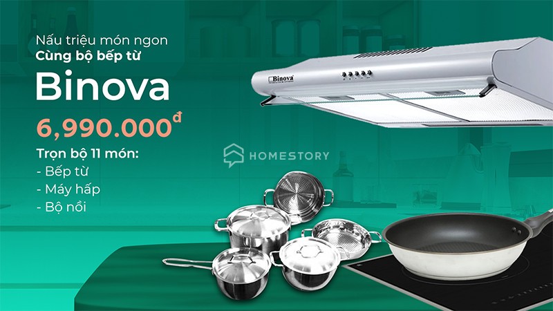 Siêu Khuyến Mại: Combo 11 món thiết bị Bếp Binova, chỉ với 6.990.000Đ 14 - thumbnail combo bep Chương trình Khuyến mãi