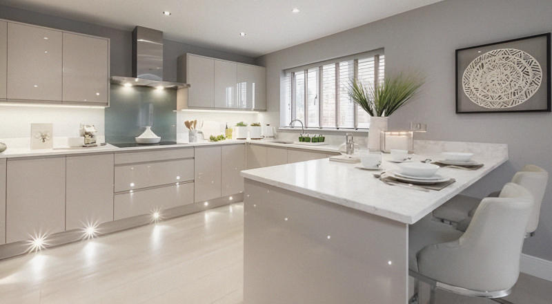 Mẫu Thiết Kế Nội Thất Phòng Bếp Hiện Đại Đẹp Và Đơn Giản 1 Phòng Bếp Hiện Đại