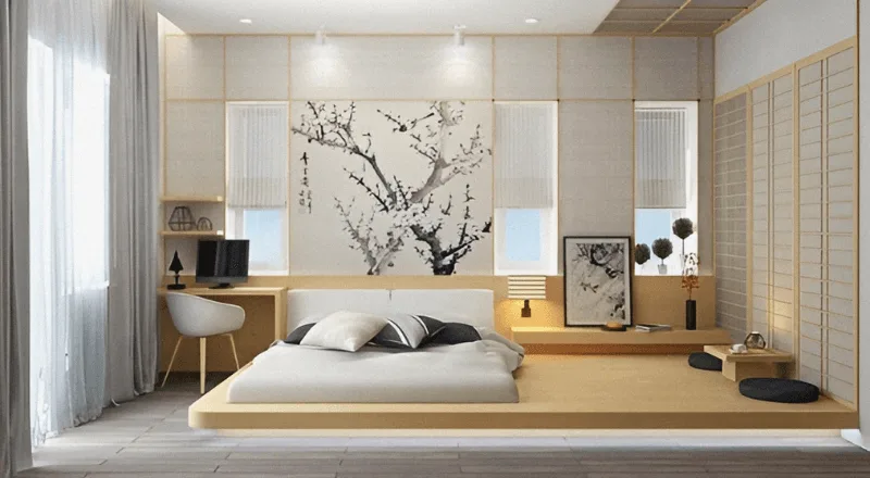 10 Mẫu Thiết Kế Nội Thất Phong Cách Zen Thiền Định, Thanh Tịnh Và Cân Bằng 1 Phong Cách Zen