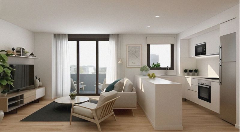 Mẫu Thiết Kế Phòng Khách Và Bếp Liền Kề Đẹp, Hiện Đại Và Tiện Nghi 3 - Phong Khach Va Bep Lien Ke Thiết Kế