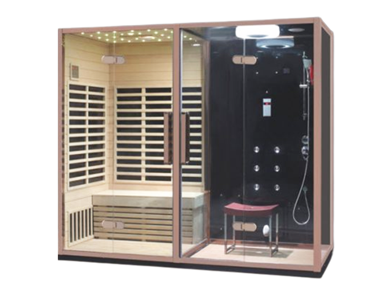 Phòng Xông Hơi Khô Ướt Kết Hợp Đế Acrylic Monaco MC-8012 2m x 1m2 1 Phòng Xông Hơi Khô Kết Hợp Ướt Monaco MC-8012