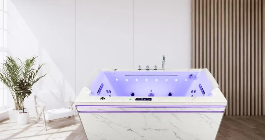 Bồn Tắm Nằm Đơn Massage Acrylic Govern K-1906 Chữ Nhật Góc 1 Bồn Tắm Nằm Đơn Massage Acrylic Govern K-1906 Chữ Nhật Góc